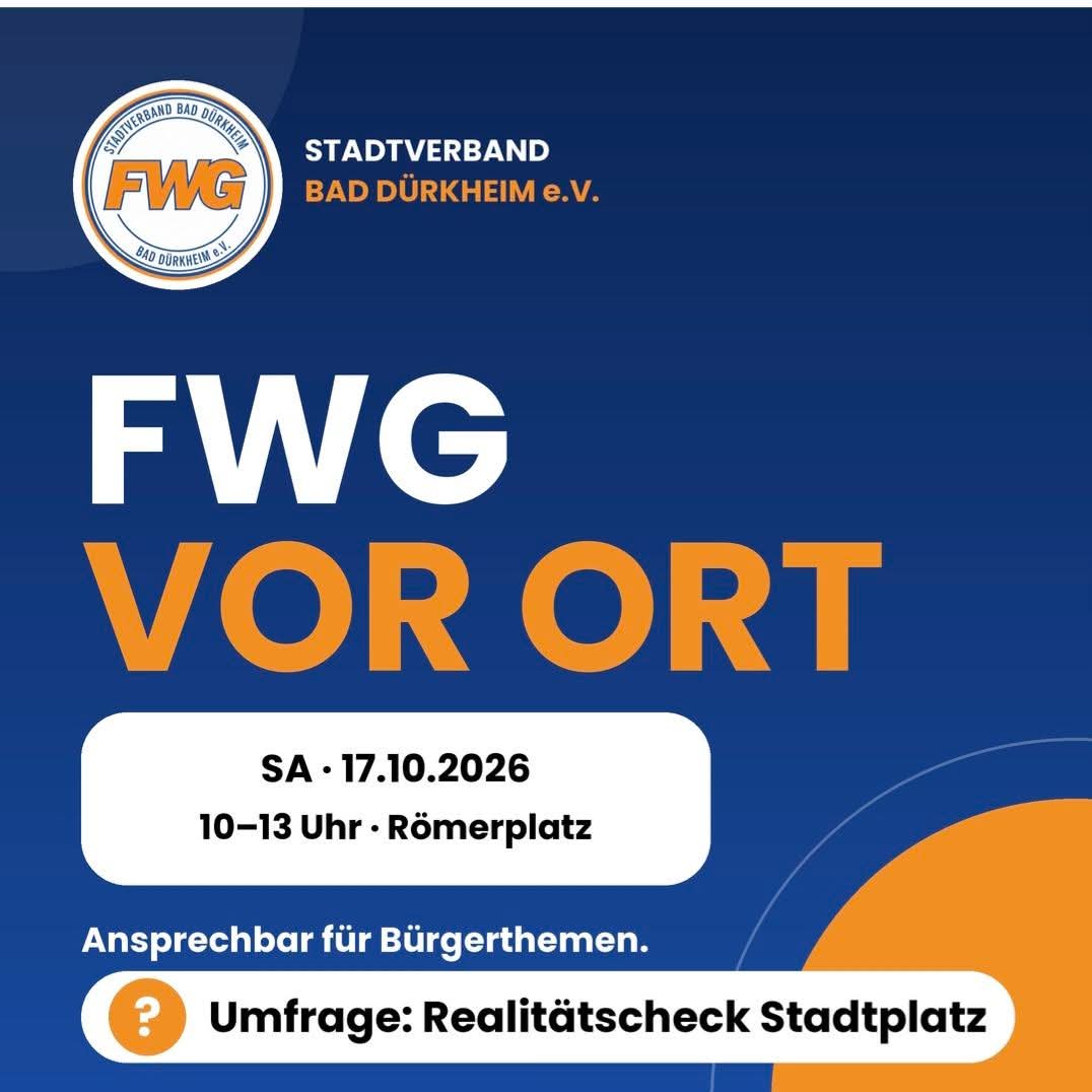 17.10.2026 FWG vor Ort - Römerplatz